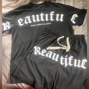 Graphic Tee and shorts set